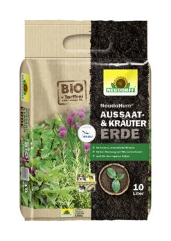 NeudoHum Bio AussaatErde Und KräuterErde (10 L) | Erde &amp; Dünger Von Neudorff