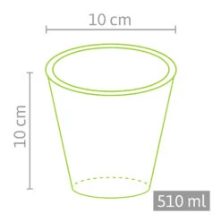 10 X 10 Cm Anzuchttopf Rund (810 Stück) | Anzuchttöpfe Von Fertil -Premium-Saatgut-Düngemittel-Shop 537175 10 x 10 cm Anzuchttoepfe rund 810 Stueck 513 C 2