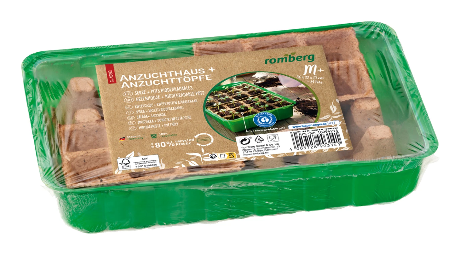 Anzuchthaus M PLUS & Anzuchttöpfe | Mini-Gewächshaus Von Romberg 1 Anzuchthaus M PLUS & Anzuchttöpfe | Mini-Gewächshaus Von Romberg