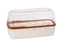 BoQube Gewächshaus &amp; Pflanzkasten L Creme-kupfer | Zimmergewächshäuser Von Romberg -Premium-Saatgut-Düngemittel-Shop 539701 BoQube Gewaechshaus und Pflanzkasten L creme kupfer