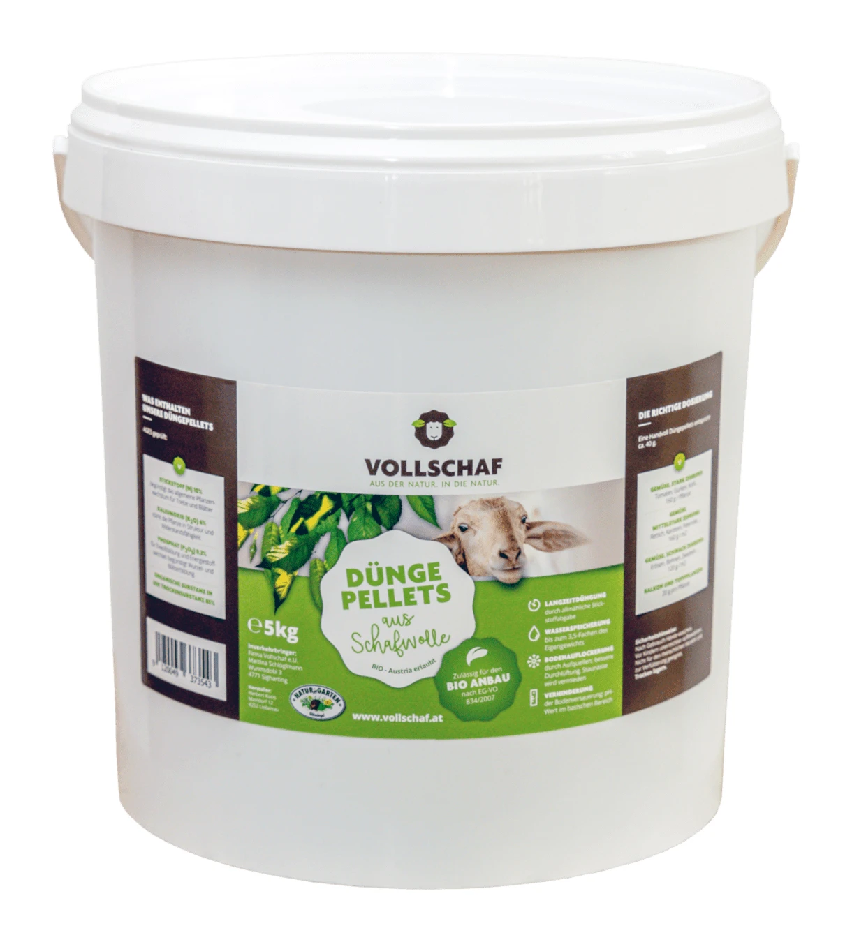 Düngepellets (5 Kg Eimer) | Schafwolldünger Von Vollschaf 1 Düngepellets (5 Kg Eimer) | Schafwolldünger Von Vollschaf