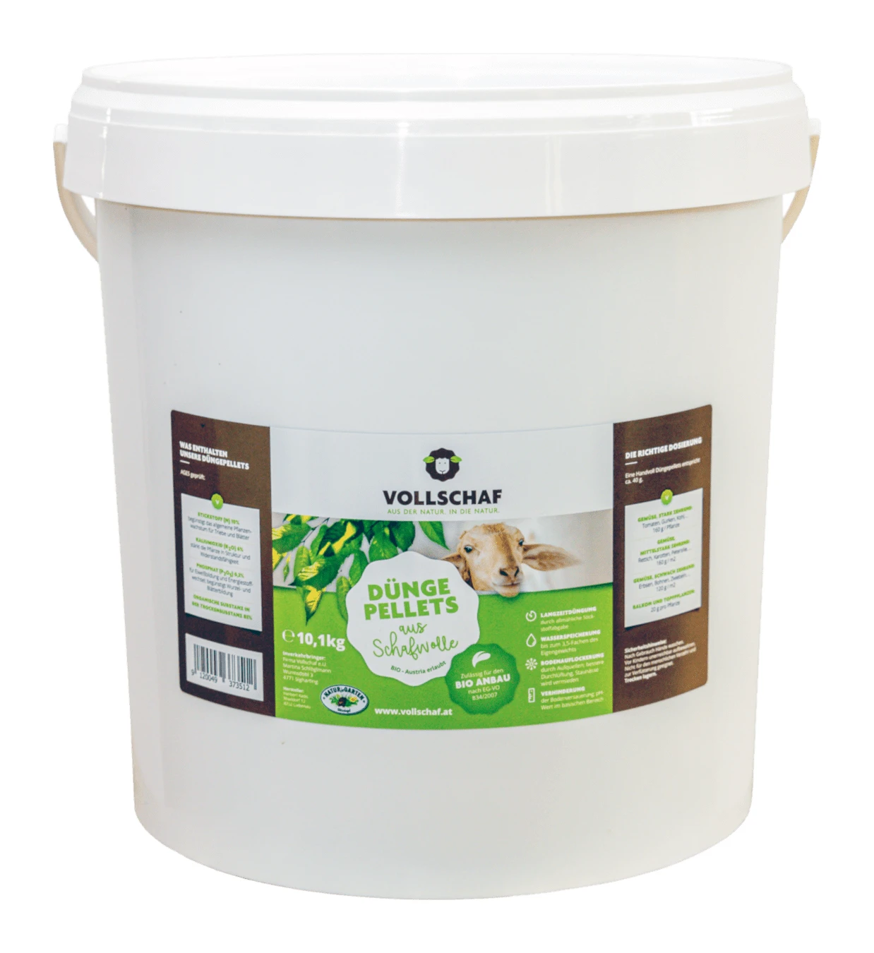 Düngepellets (10 Kg Eimer) | Schafwolldünger Von Vollschaf 1 Düngepellets (10 Kg Eimer) | Schafwolldünger Von Vollschaf