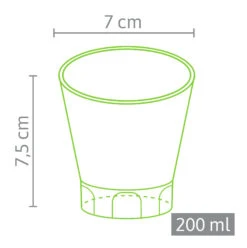 Premium-Saatgut-Düngemittel-Shop -Premium-Saatgut-Düngemittel-Shop 548146 7 5 x 7 cm Anzuchttoepfe rund 1370 Stueck 506 C 2