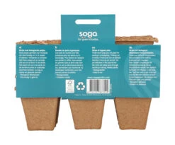 6 X 6 Cm Anzuchttopf Strips (32 Stück) | Anzuchttöpfe Von Sogo -Premium-Saatgut-Düngemittel-Shop 548516 6 x 6 cm Organic Toepfe strips 32 Stueck 887312 sg 1