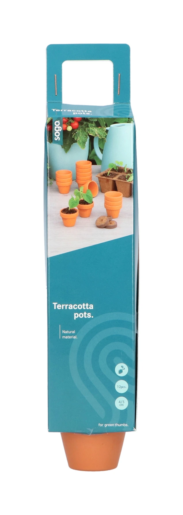 4 X 4,8 Cm Terracotta Töpfe (12 Stück) | Anzuchttöpfe Von Sogo 2 4 X 4,8 Cm Terracotta Töpfe (12 Stück) | Anzuchttöpfe Von Sogo – Bild 2