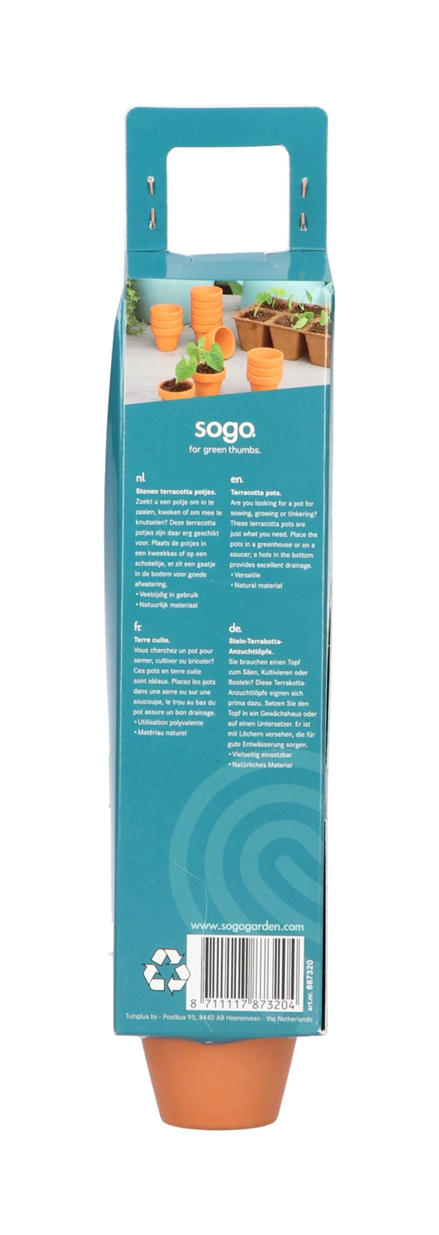4 X 4,8 Cm Terracotta Töpfe (12 Stück) | Anzuchttöpfe Von Sogo 3 4 X 4,8 Cm Terracotta Töpfe (12 Stück) | Anzuchttöpfe Von Sogo – Bild 3