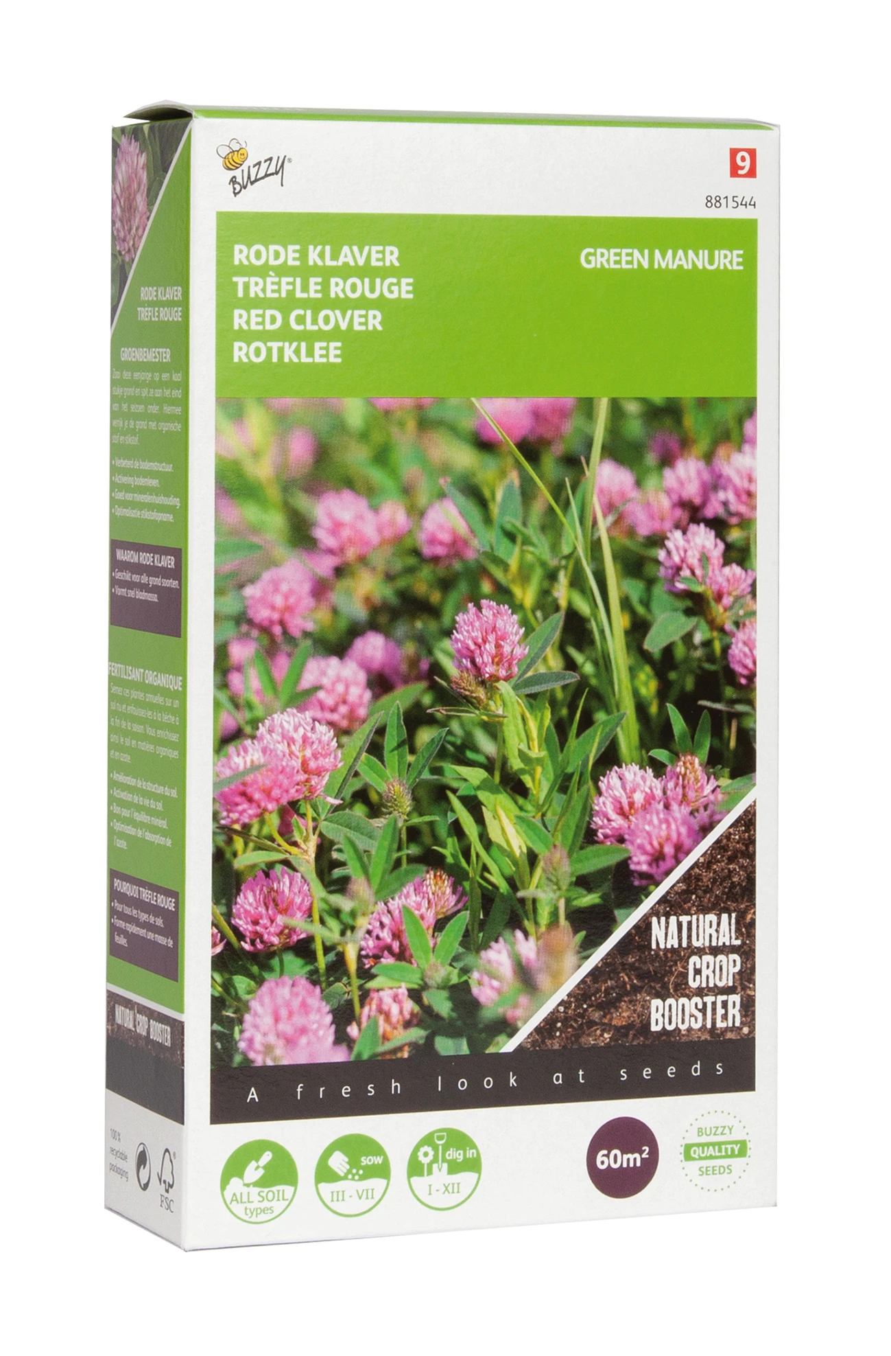 Gründünger Rotklee (150 G) | Gründünger Von Buzzy Seeds 1 Gründünger Rotklee (150 G) | Gründünger Von Buzzy Seeds