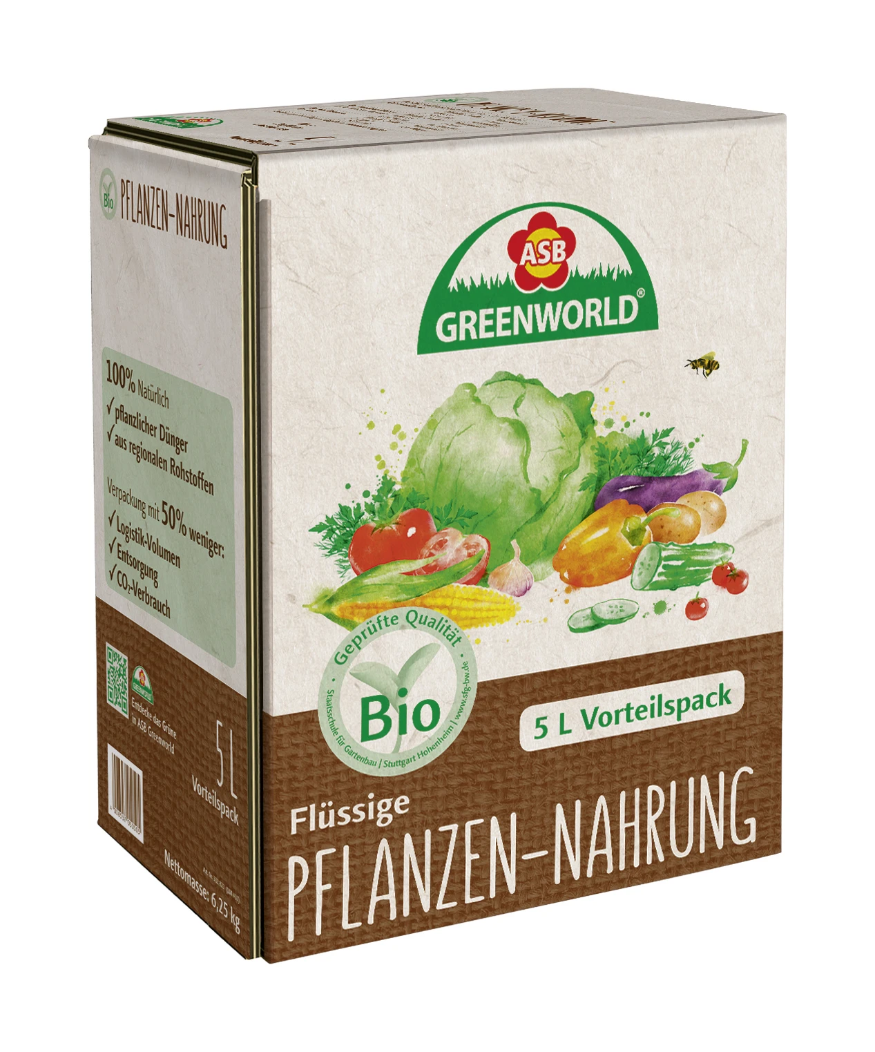 Pflanzennahrung Bag-in-Box (5 L) | BIO Dünger Von ASB Greenworld 1 Pflanzennahrung Bag-in-Box (5 L) | BIO Dünger Von ASB Greenworld