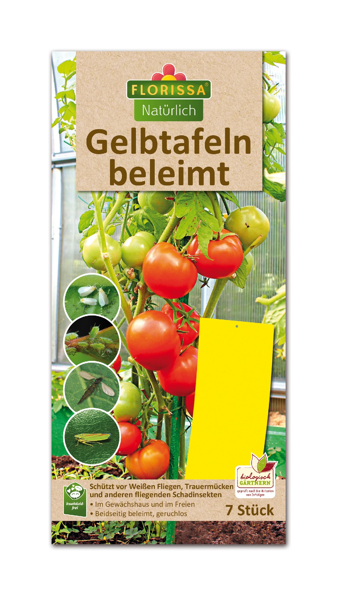 Gelbtafeln Beleimt (7 Stück) | Fallen Und Fernhaltemittel Von Florissa 1 Gelbtafeln Beleimt (7 Stück) | Fallen Und Fernhaltemittel Von Florissa