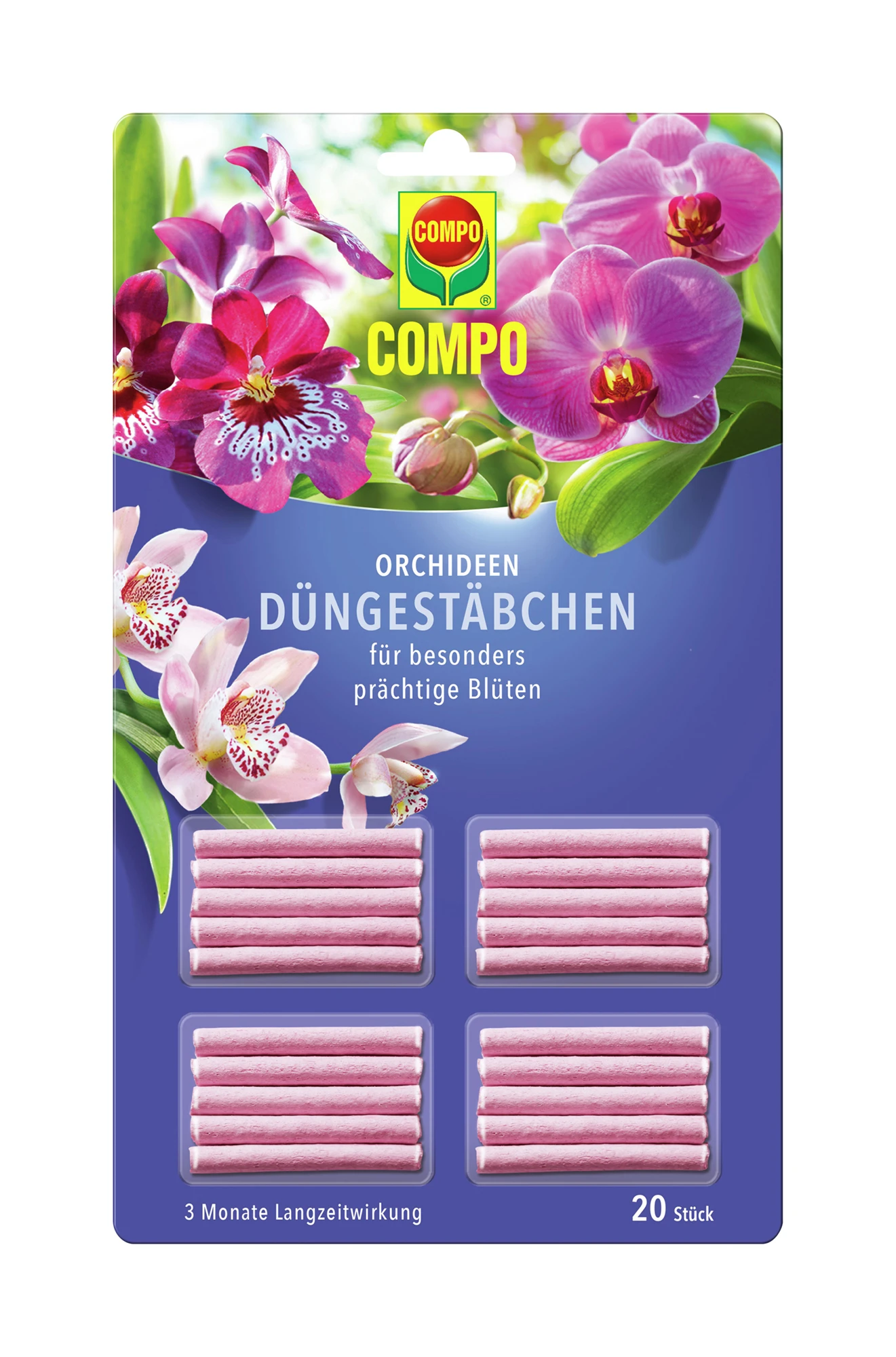 Orchideen Düngestäbchen (20 Stück) | Dünger Von COMPO 1 Orchideen Düngestäbchen (20 Stück) | Dünger Von COMPO