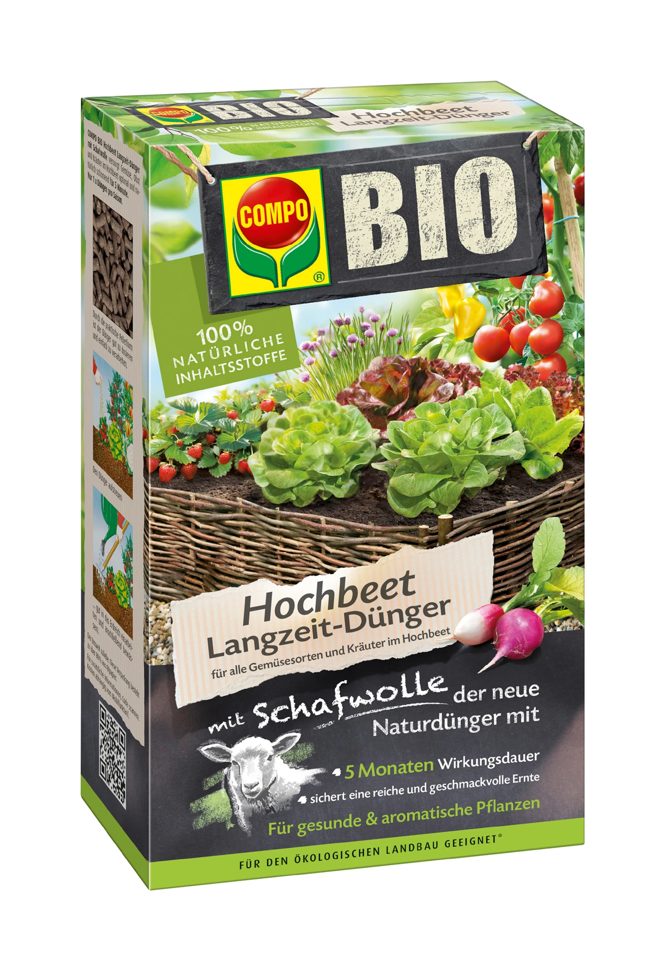 Hochbeetdünger Mit Schafwolle (750 G) | BIO Dünger Von COMPO 1 Hochbeetdünger Mit Schafwolle (750 G) | BIO Dünger Von COMPO