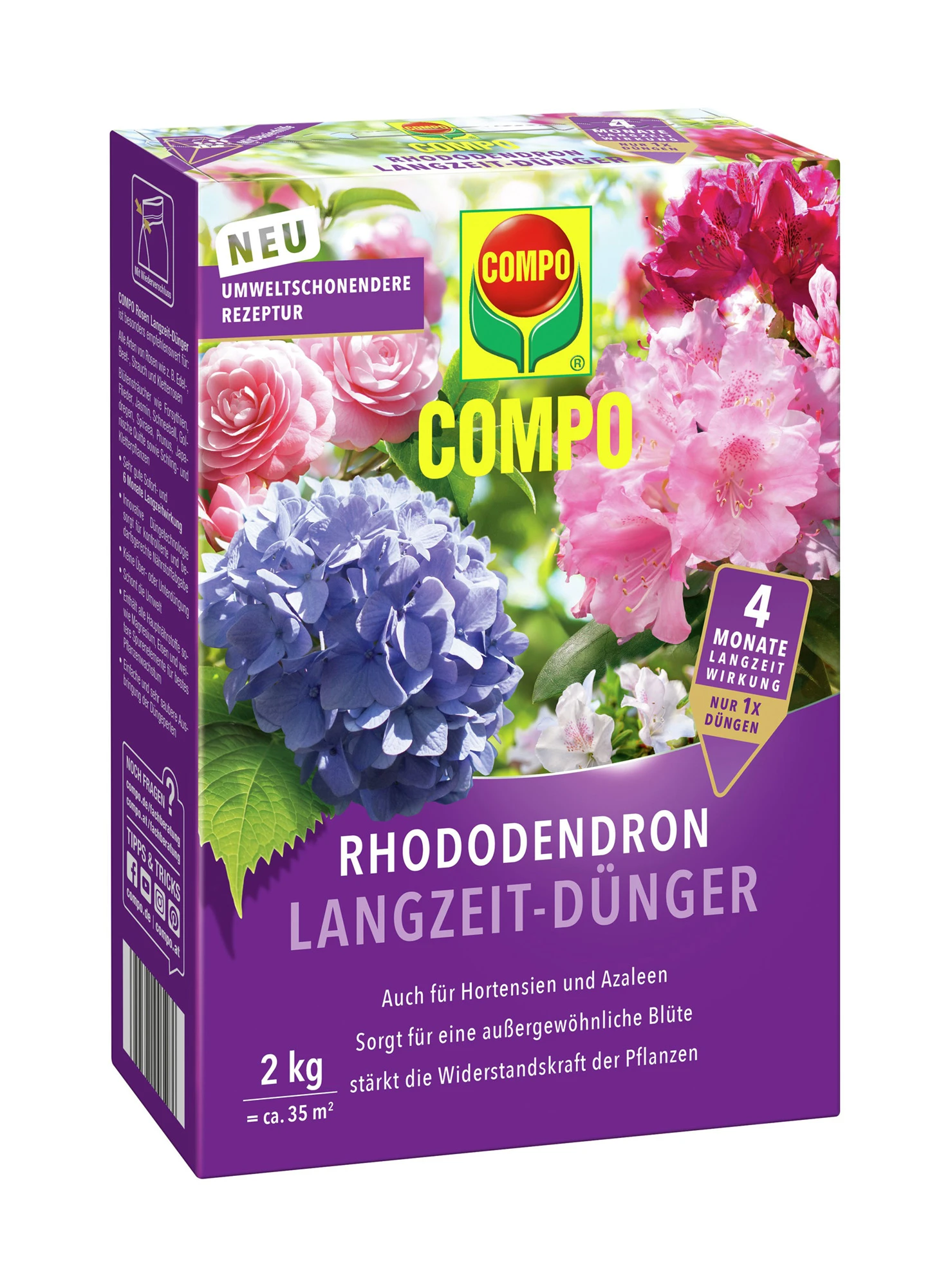 Rhododendron Langzeit-Dünger (2 Kg) | Dünger Von COMPO 1 Rhododendron Langzeit-Dünger (2 Kg) | Dünger Von COMPO