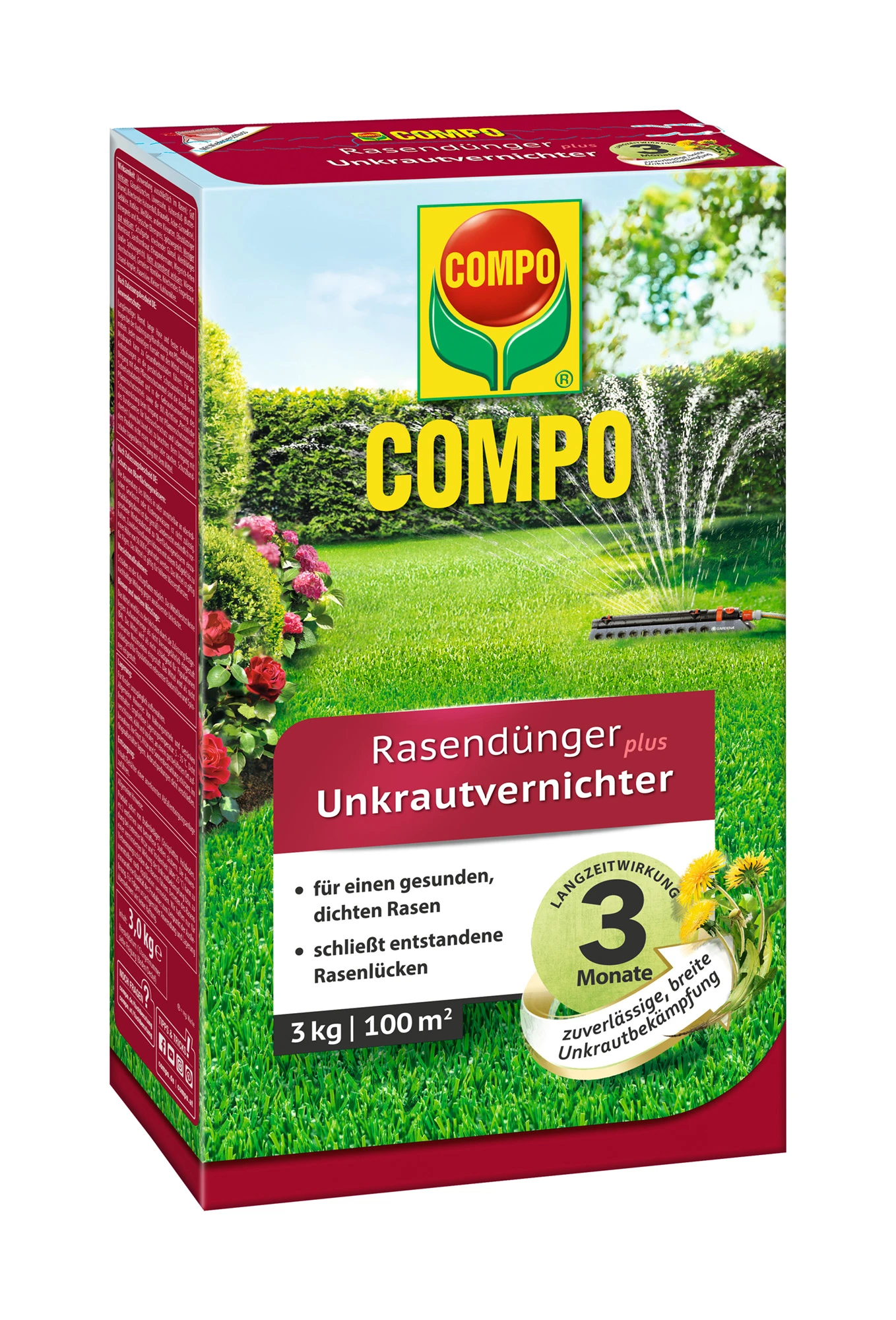 Rasendünger Plus Unkrautvernichter (3 Kg) | Dünger Von COMPO 1 Rasendünger Plus Unkrautvernichter (3 Kg) | Dünger Von COMPO