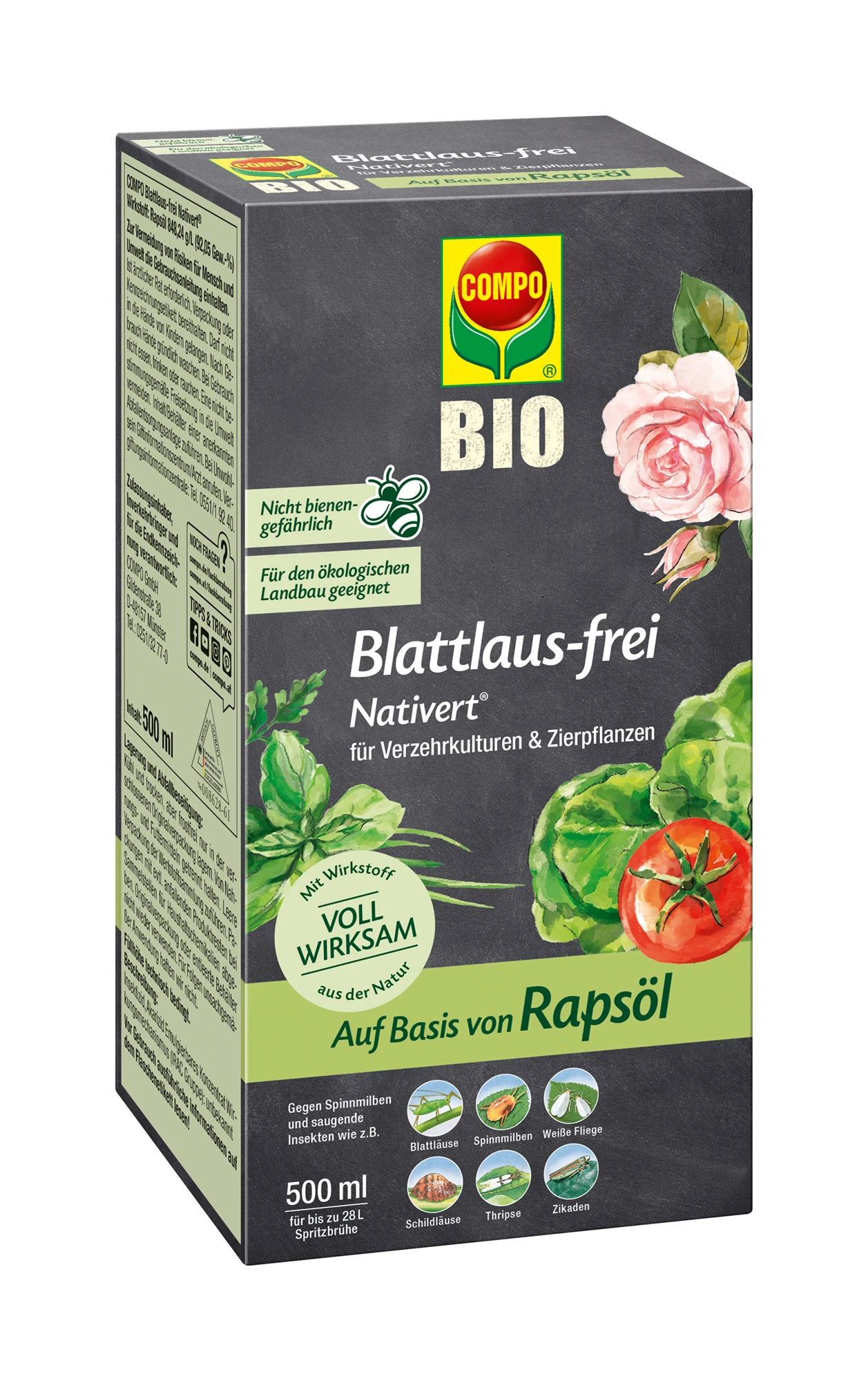 Blattlaus-frei (500 Ml) | Pflanzenschutz Von COMPO 1 Blattlaus-frei (500 Ml) | Pflanzenschutz Von COMPO