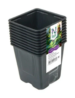 11 Cm Kunststofftöpfe Quadratisch (10 Stück) | Töpfe Von Nelson Garden