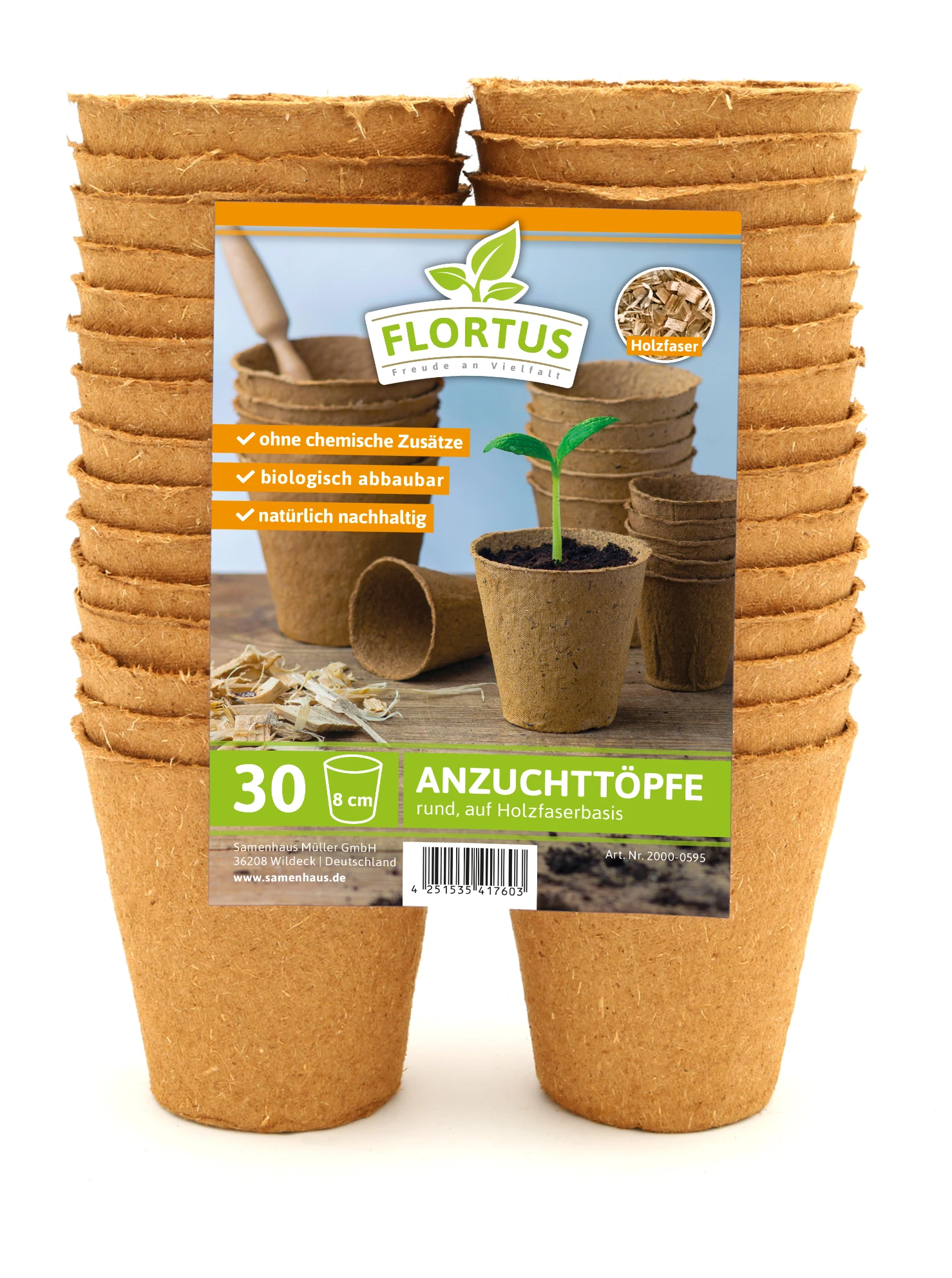 8 Cm Anzuchttopf Rund Auf Holzfaser Basis | Anzuchttöpfe Von FLORTUS 5 8 Cm Anzuchttopf Rund Auf Holzfaser Basis | Anzuchttöpfe Von FLORTUS – Bild 5