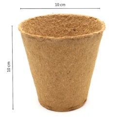 10 Cm Anzuchttopf Rund Auf Holzfaser Basis | Anzuchttöpfe Von FLORTUS -Premium-Saatgut-Düngemittel-Shop 552305 10 cm Anzuchttopf rund auf Holzfaser Basis 2000 0596 5