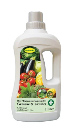 Pflanzenstärkungsmittel Gemüse &amp; Kräuter (1 L) | BIO Hilfs- Und Stärkungsmittel Von Schacht