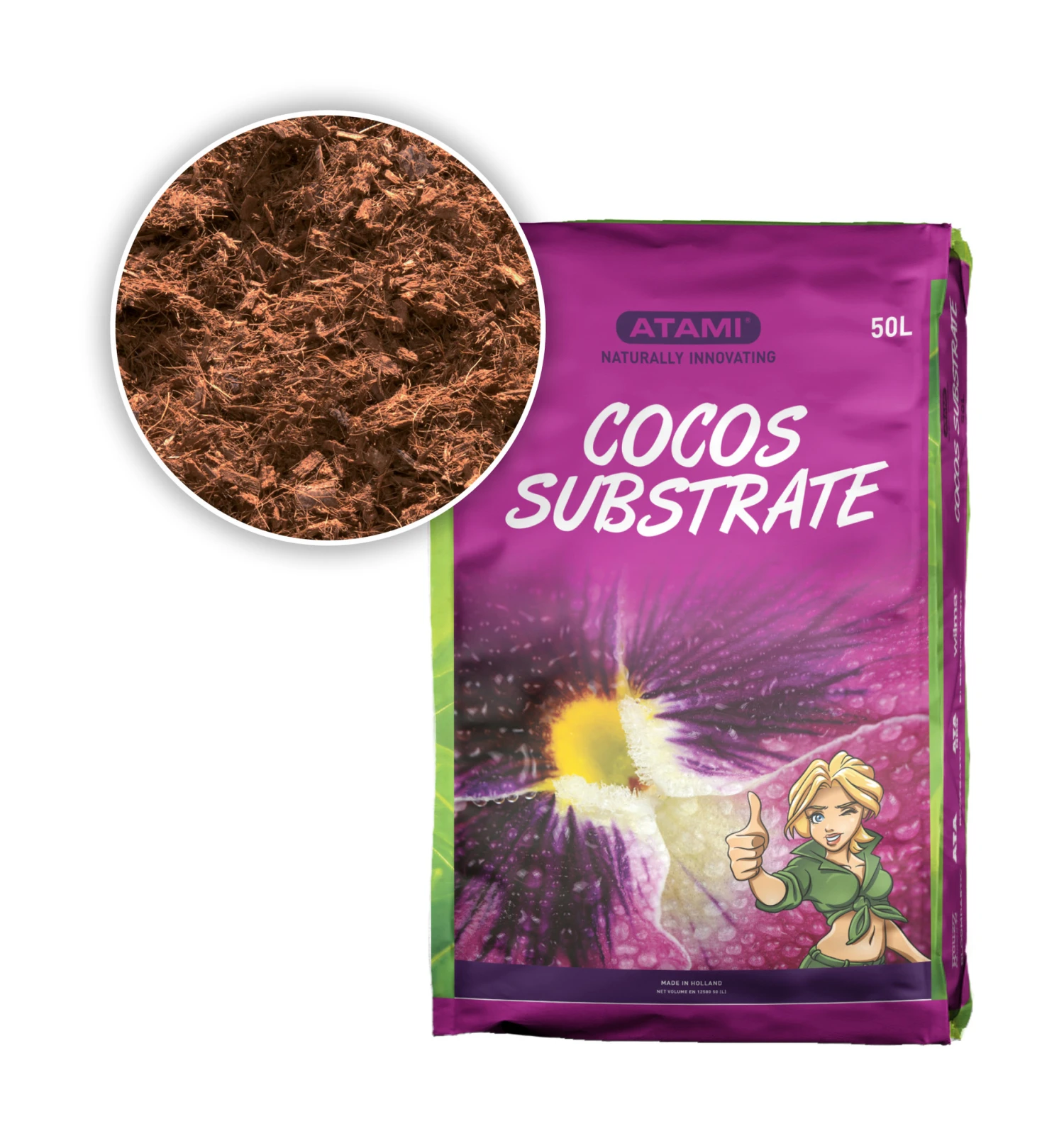 Atami Cocos Substrate, 50 L | Kokossubstrat 1 Atami Cocos Substrate, 50 L | Kokossubstrat