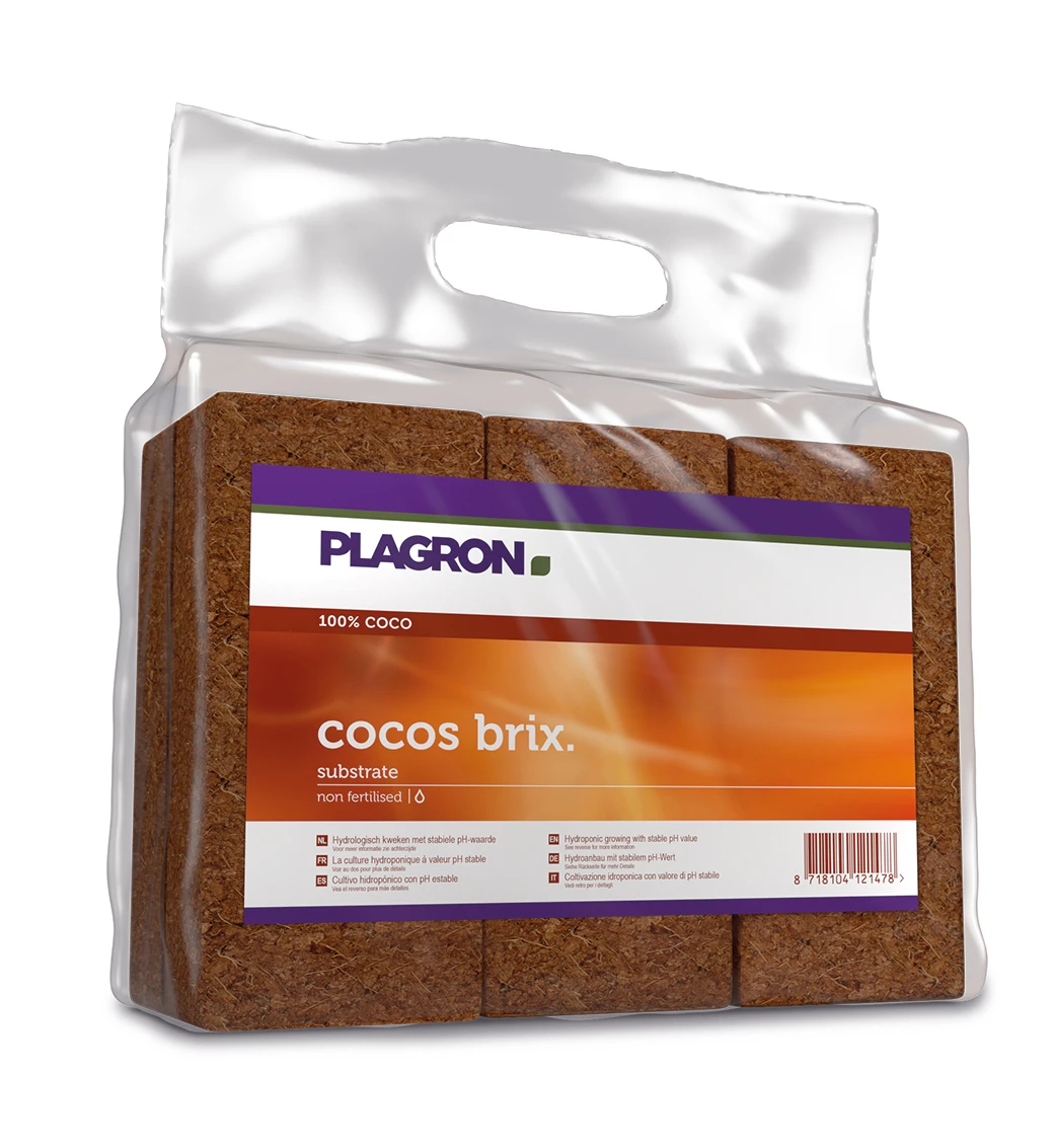 Plagron Cocos Brix, 6 St. | Kokossubstrat 1 Plagron Cocos Brix, 6 St. | Kokossubstrat