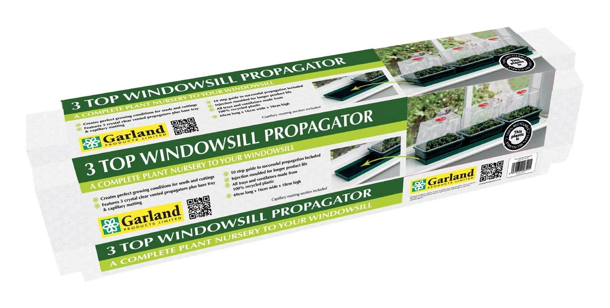 76 X 18,5 X 20,5 Trio Fensterbank Gewächshaus (3 Stück) | Zimmergewächshaus Von Garland 2 76 X 18,5 X 20,5 Trio Fensterbank Gewächshaus (3 Stück) | Zimmergewächshaus Von Garland – Bild 2