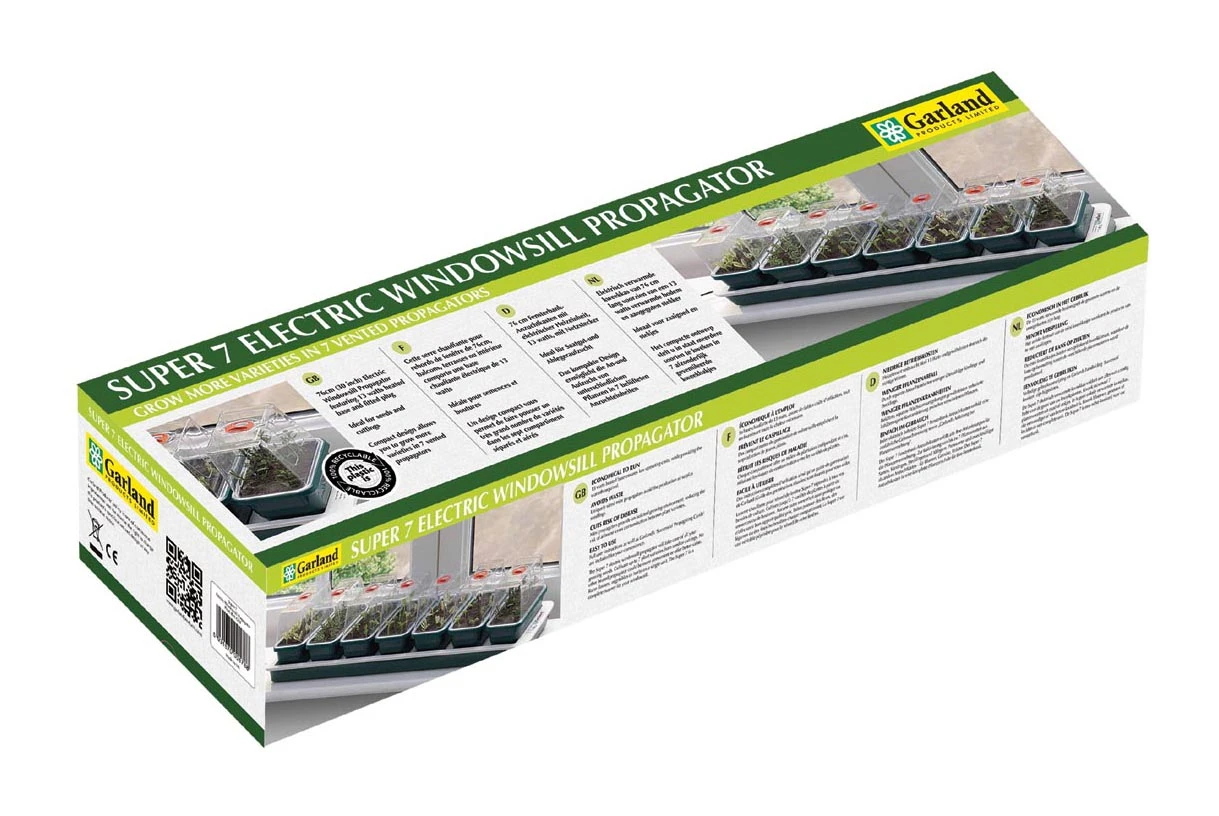 76 X 18,5 X 15 Cm Elektrisches Zimmergewächshaus Super 7 (7 Stück) | Zimmergewächshaus Von Garland 1 76 X 18,5 X 15 Cm Elektrisches Zimmergewächshaus Super 7 (7 Stück) | Zimmergewächshaus Von Garland
