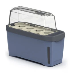 HARRY HERBS Kräutertopf Blau | Kräutertöpfe Von Gusta Garden -Premium-Saatgut-Düngemittel-Shop 560340 HARRY HERBS blau 104B10 gg 0