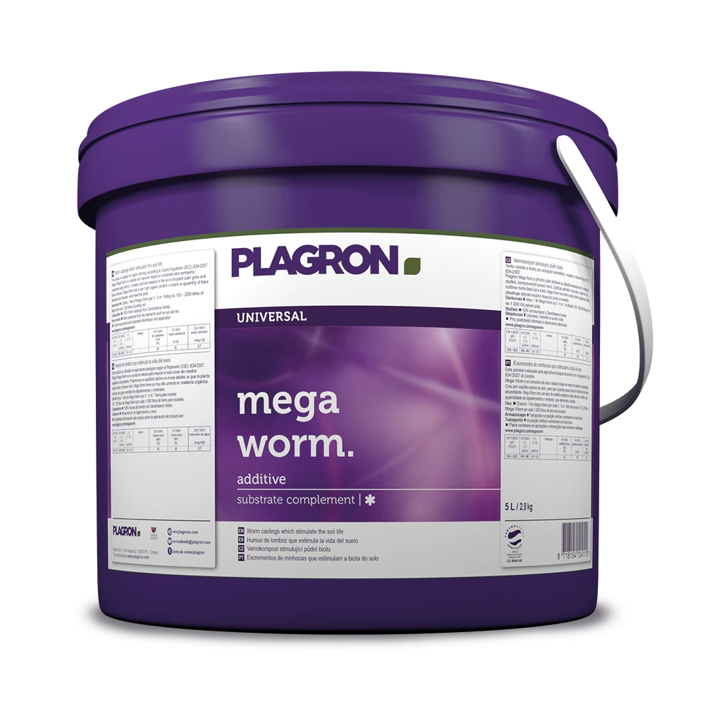 Plagron Mega Worm, 5 L | Bodenverbesserer 1 Plagron Mega Worm, 5 L | Bodenverbesserer
